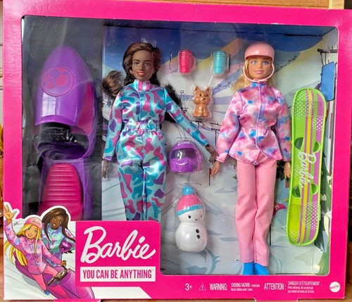 Barbie winterspaß set - winterspaß, puppe